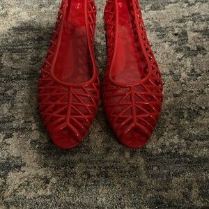 American Apparel Red Women's Jelly Shoes size 10